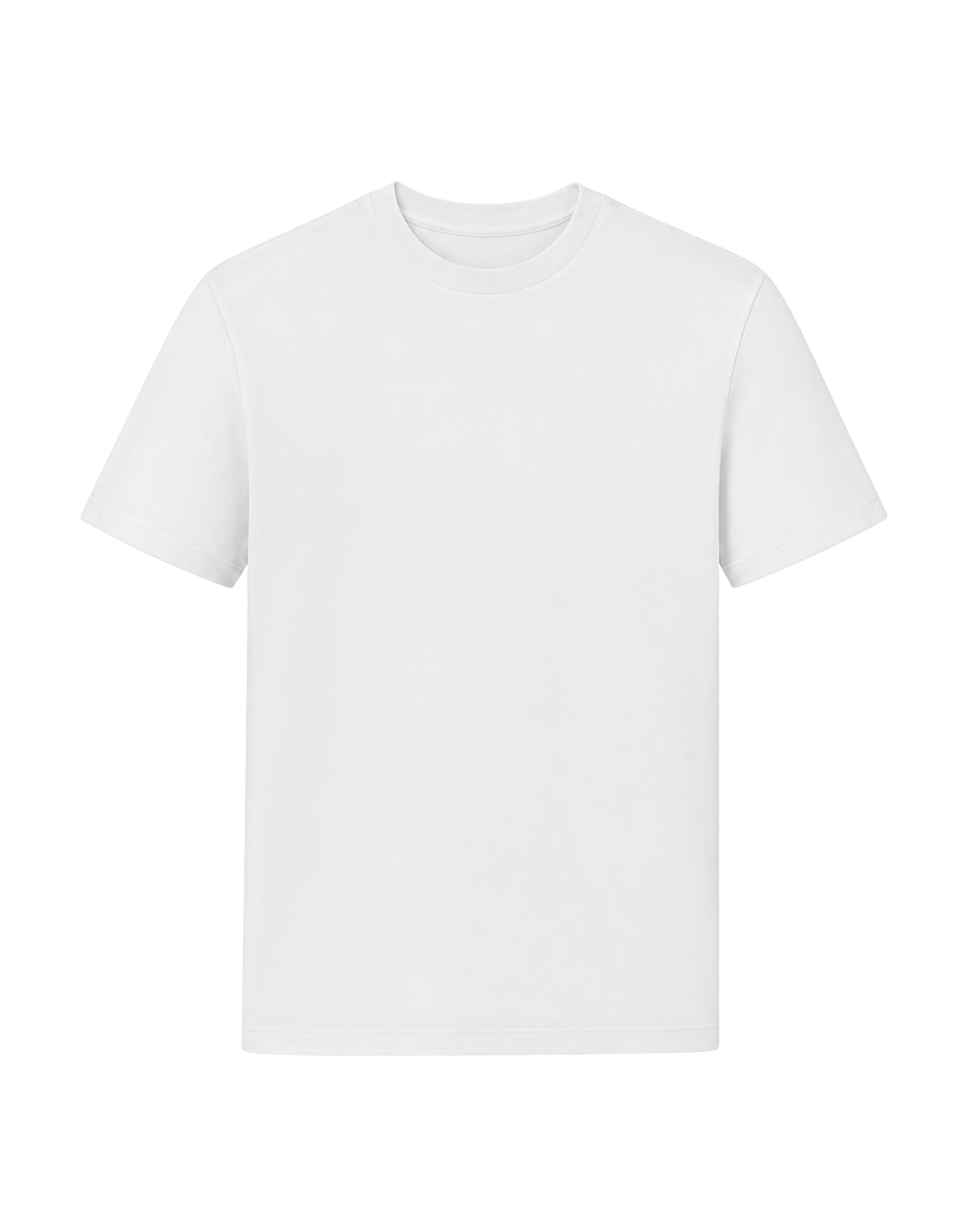 WHITE 160 GSM REGULAR FIT