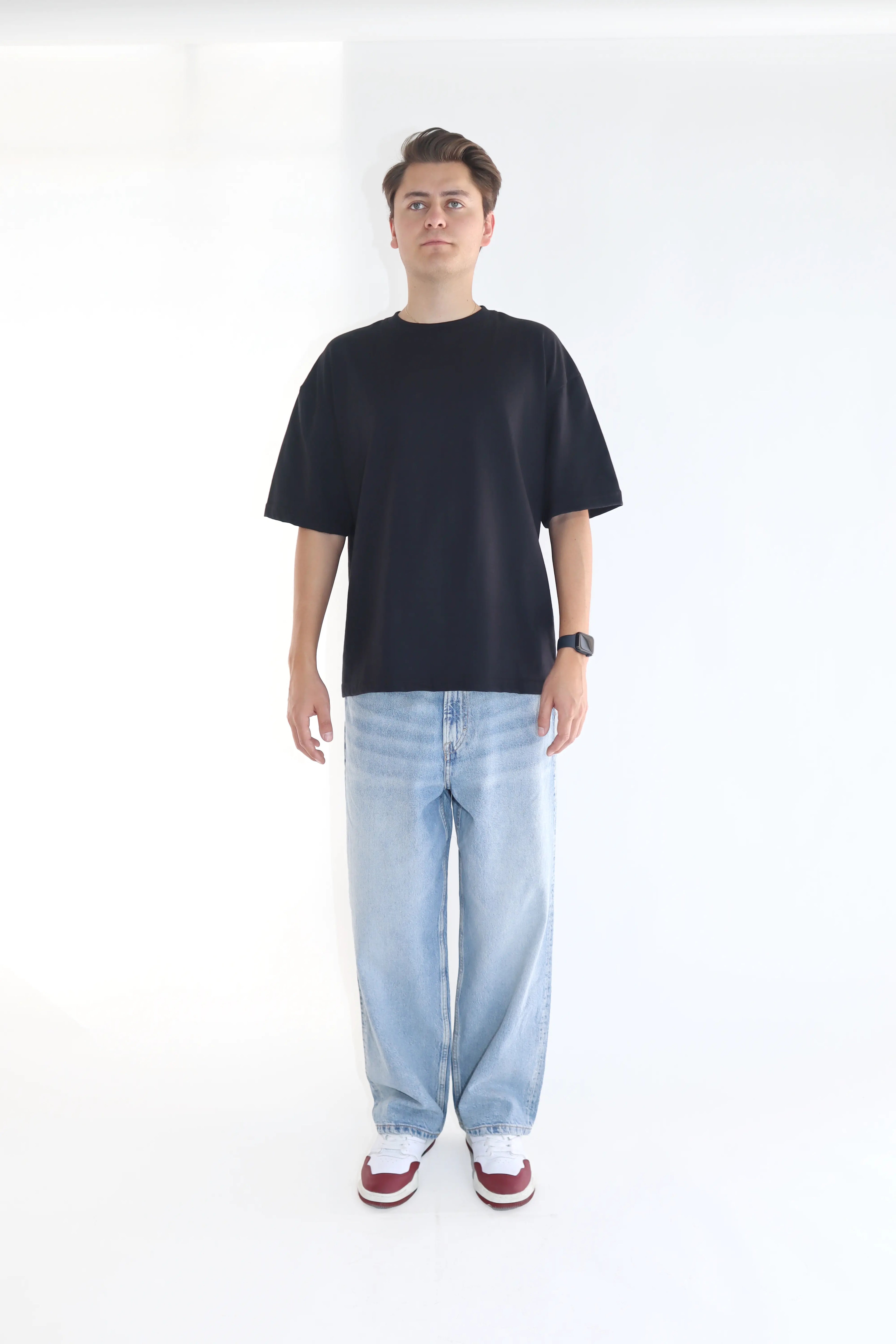 BLACK 200 GSM OVERSIZE