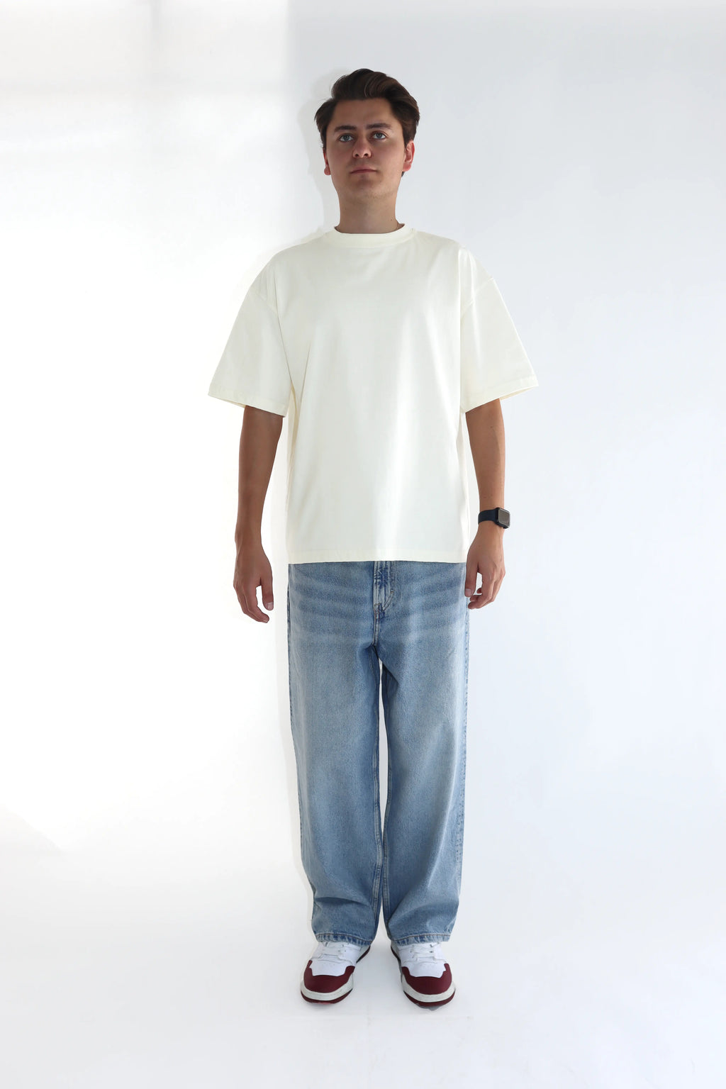 BONE CREAM 250 GSM OVERSIZE