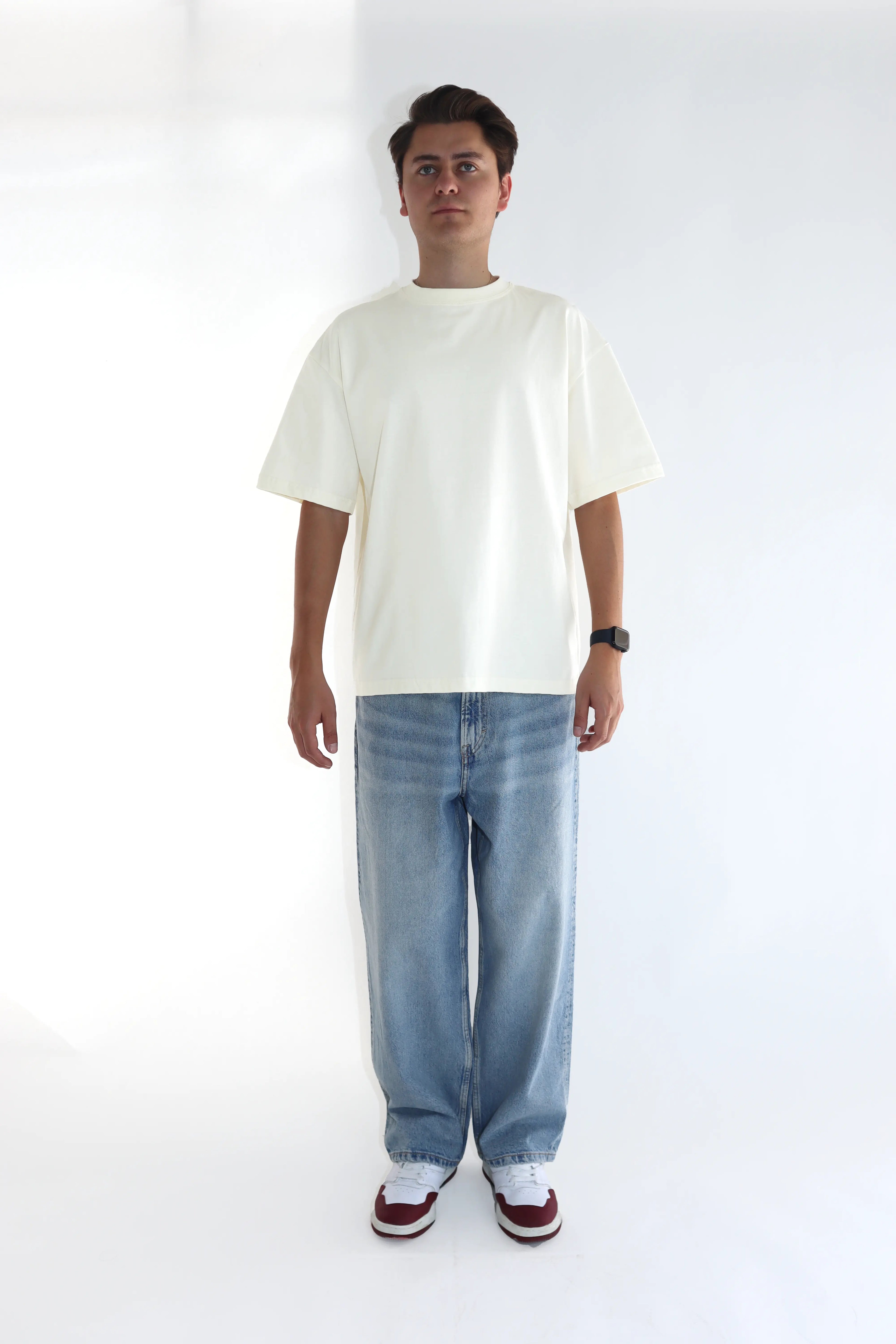 BONE CREAM 250 GSM OVERSIZE