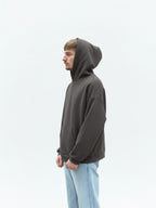 HOODIE HEAVYWEIGHT PREMIUM CARBON BLACK OVERSIZE