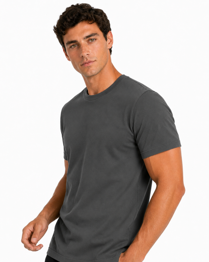 CARBON BLACK 160 GSM REGULAR FIT