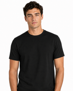 BLACK 160 GSM REGULAR FIT