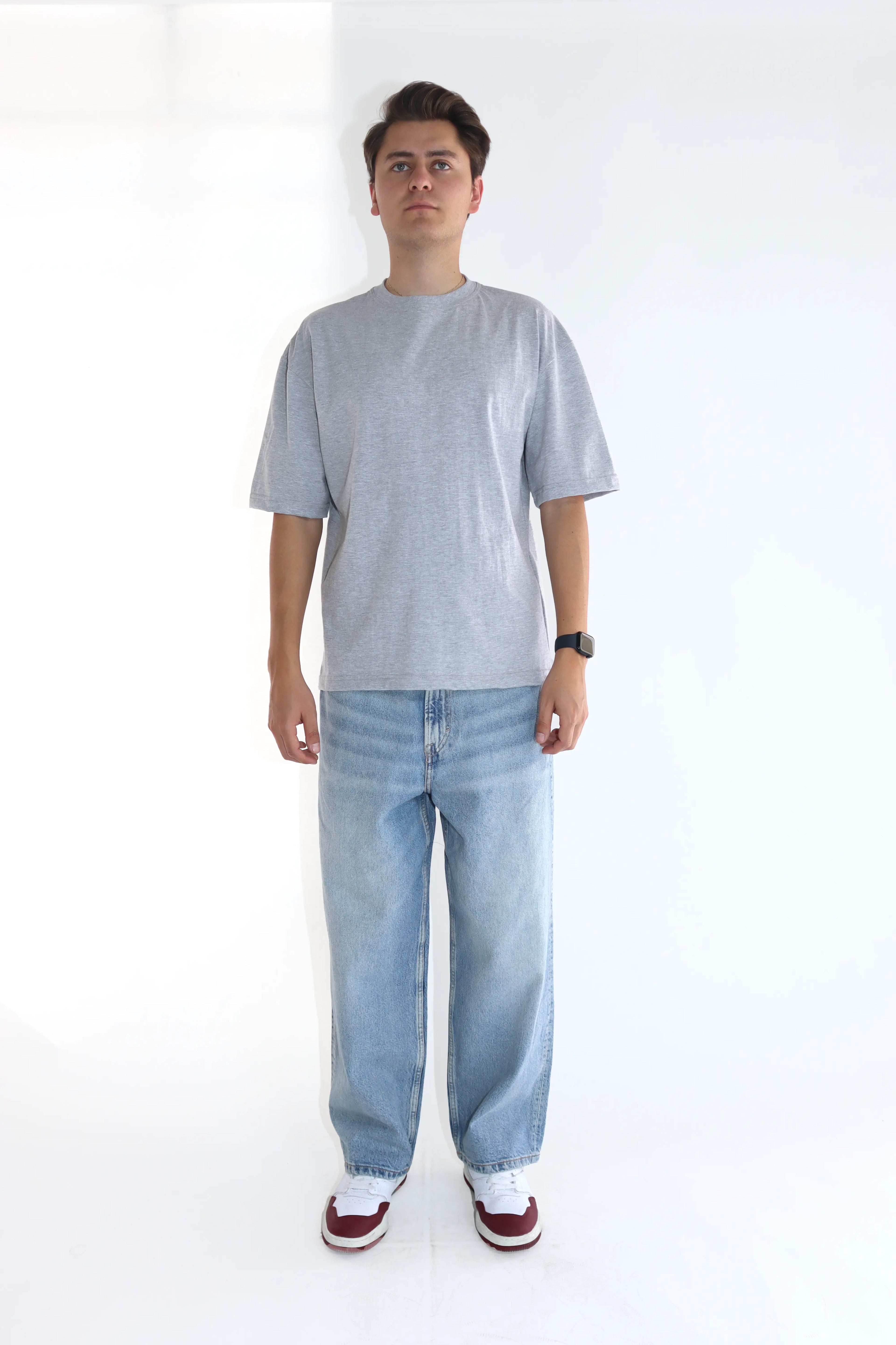LIGHT JASPE GRAY 200 GSM OVERSIZE