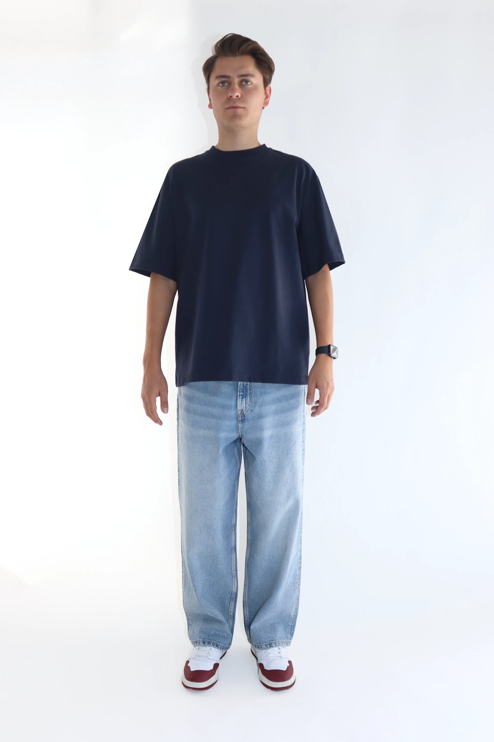 NAVY 250 GSM OVERSIZE