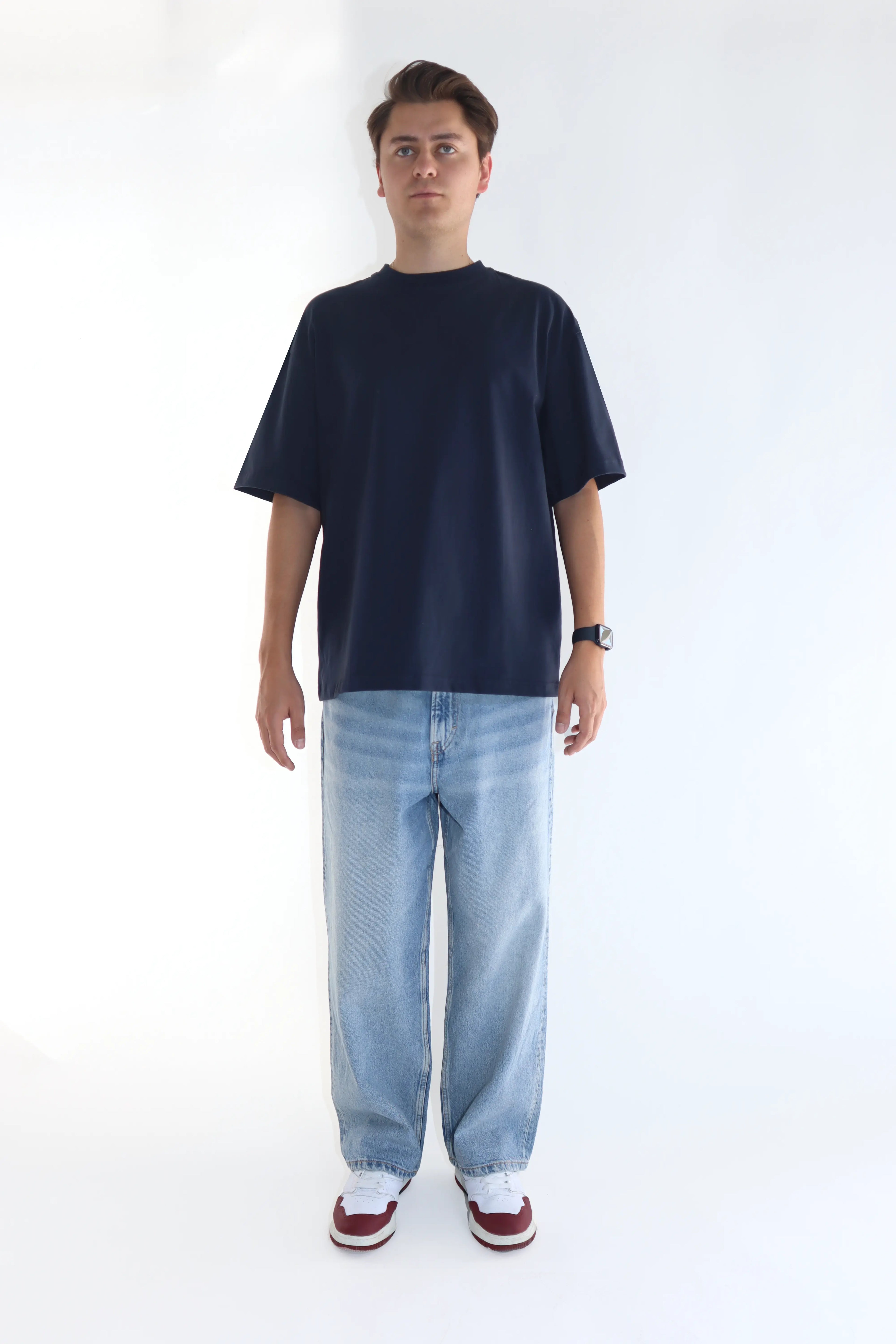 NAVY 250 GSM OVERSIZE