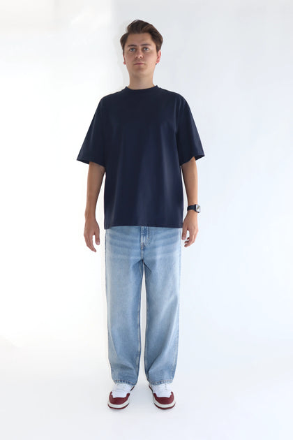 NAVY 250 GSM OVERSIZE