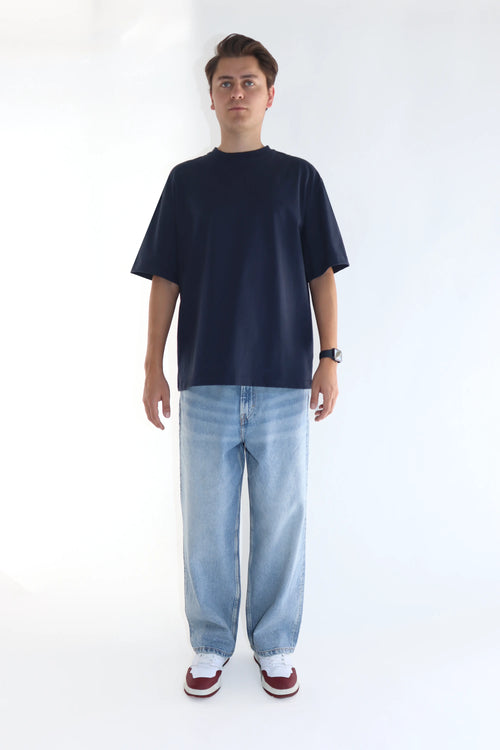 NAVY 250 GSM OVERSIZE