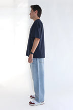 NAVY 250 GSM OVERSIZE