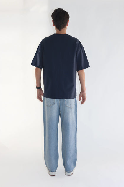NAVY 250 GSM OVERSIZE