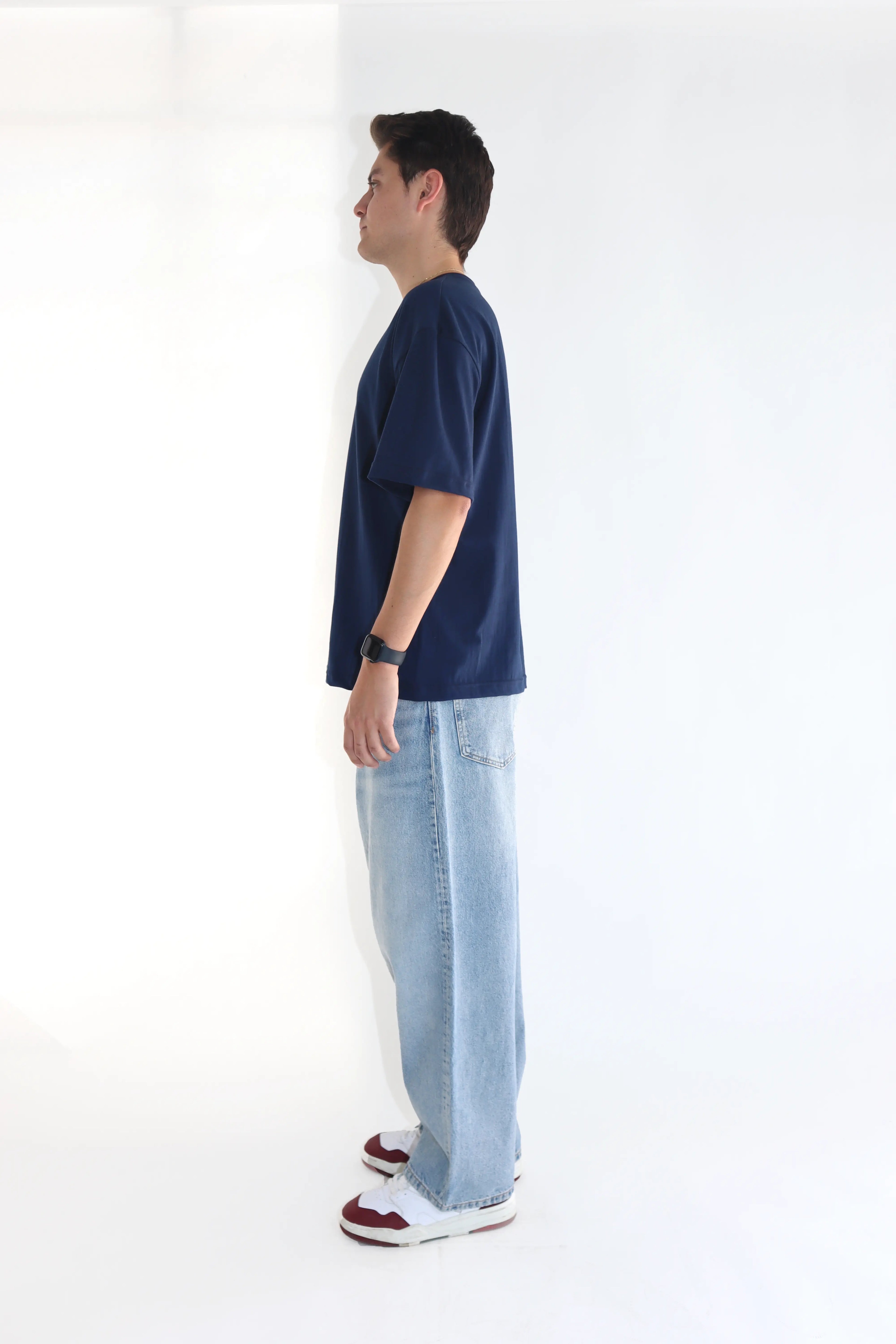 LIGHT NAVY BLUE 200 GSM OVERSIZE