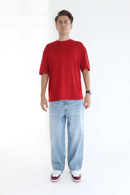 RED 200 GSM OVERSIZE