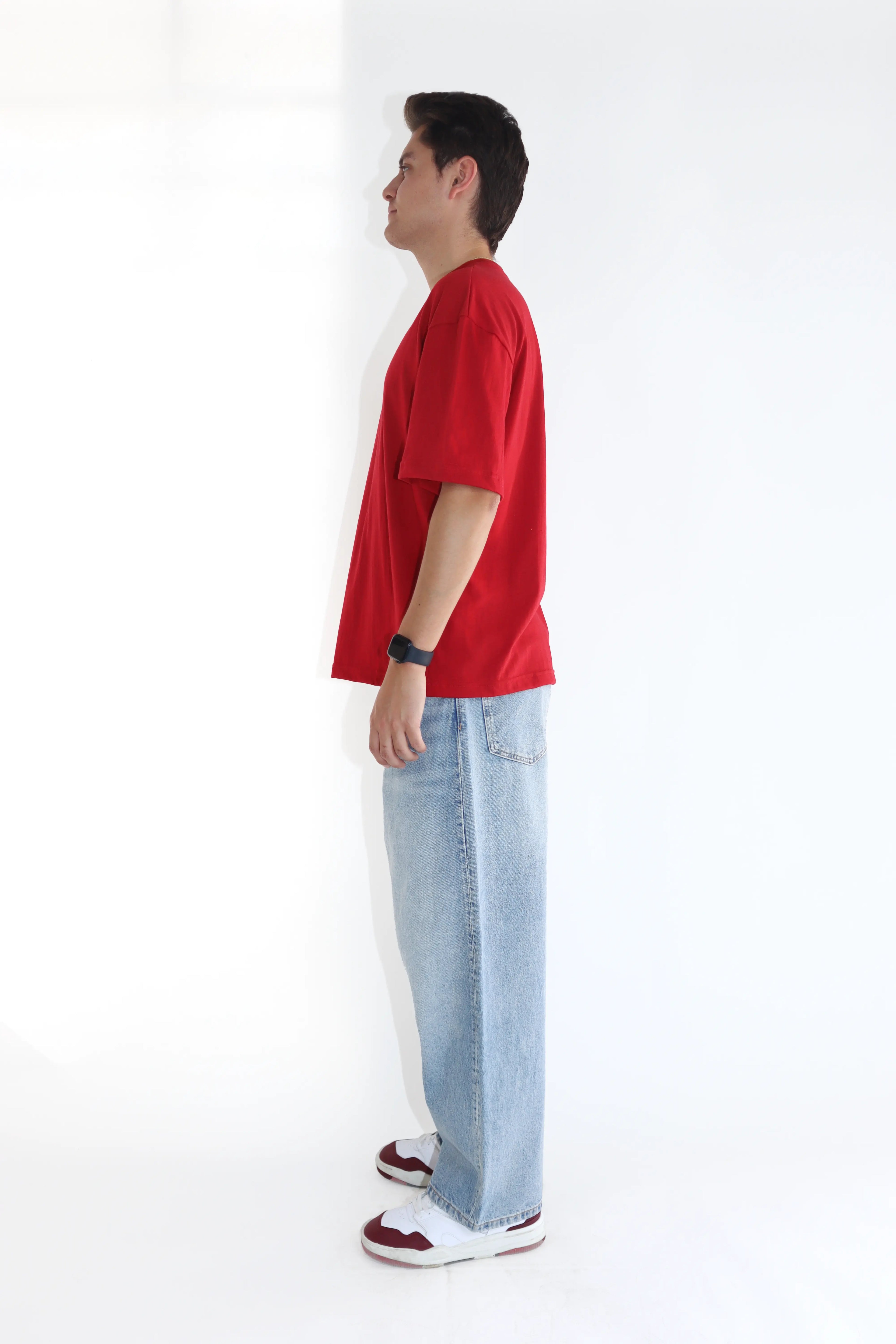 RED 200 GSM OVERSIZE