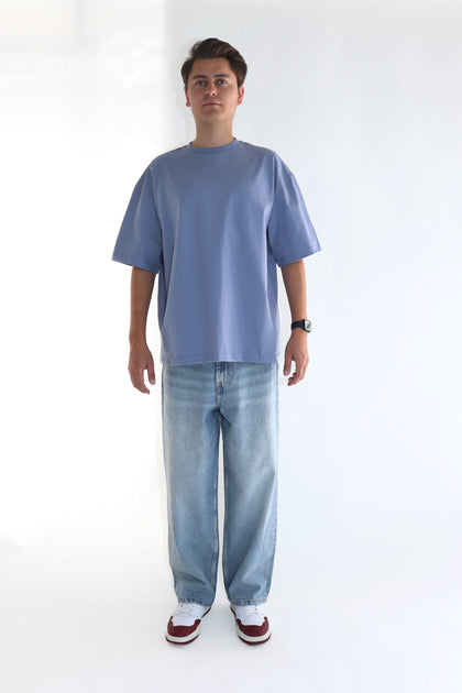 STONEWASH BLUE 250 GSM OVERSIZE