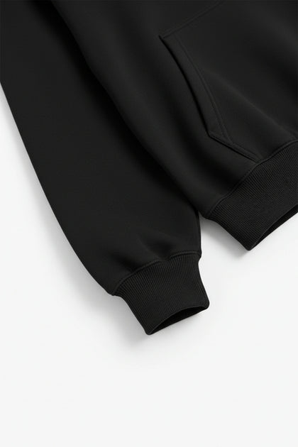 HOODIE HEAVYWEIGHT PREMIUM BLACK OVERSIZE