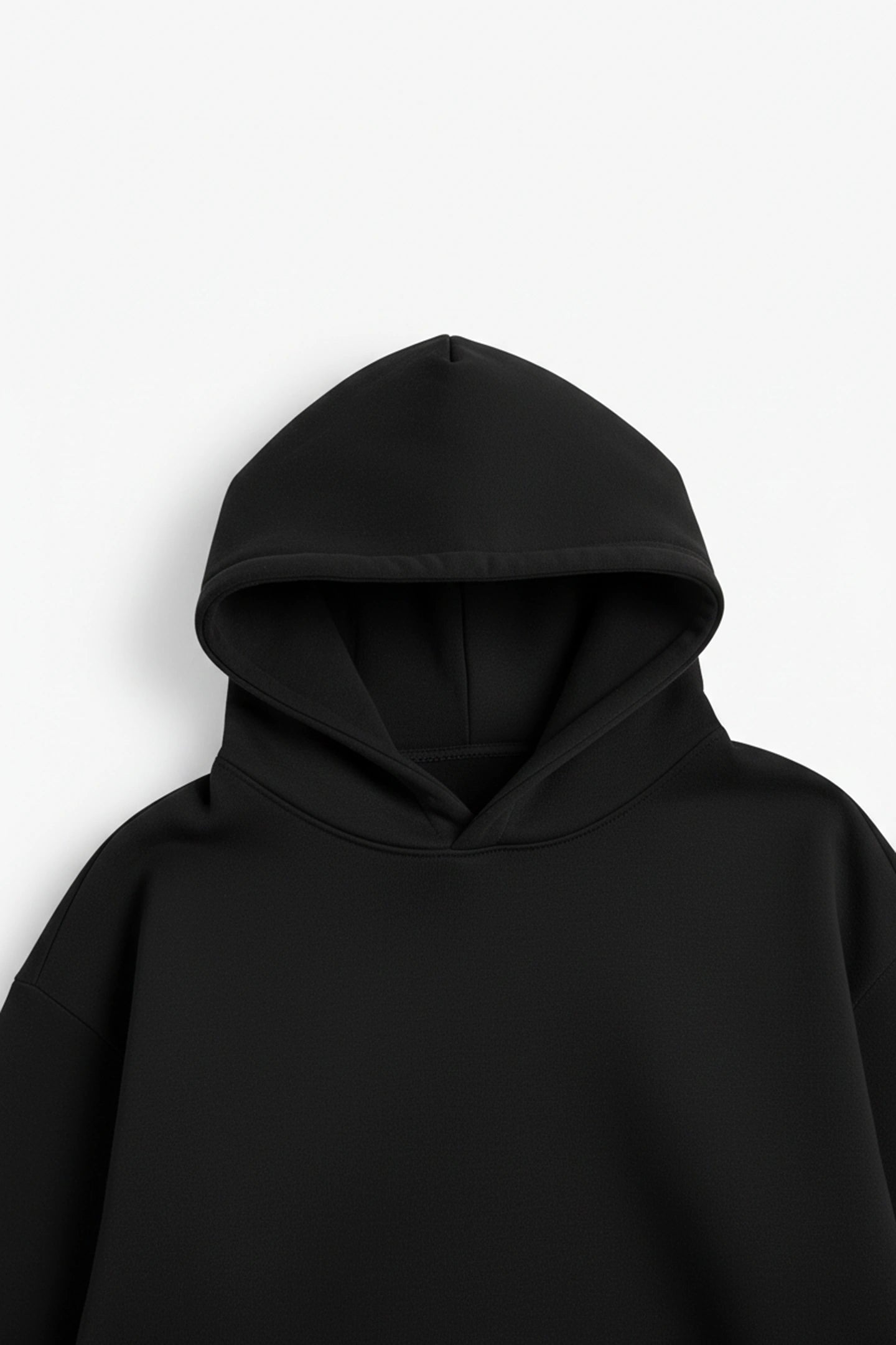 HOODIE HEAVYWEIGHT PREMIUM BLACK OVERSIZE