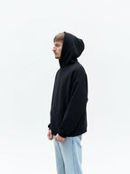 HOODIE HEAVYWEIGHT PREMIUM BLACK OVERSIZE