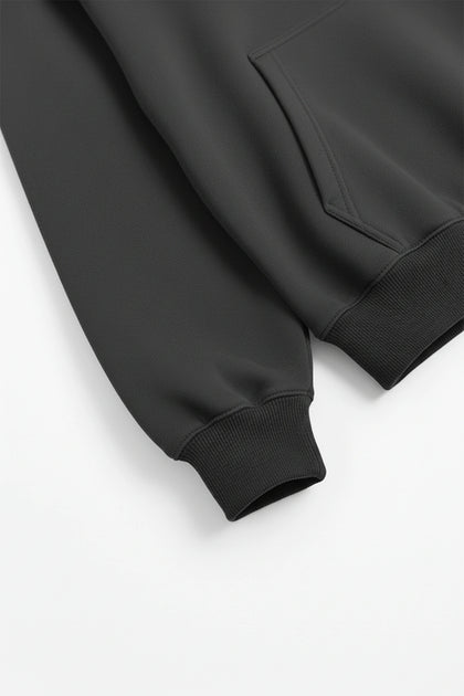 HOODIE HEAVYWEIGHT PREMIUM CARBON BLACK OVERSIZE