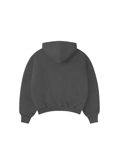 HOODIE HEAVYWEIGHT PREMIUM CARBON BLACK OVERSIZE