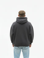 HOODIE HEAVYWEIGHT PREMIUM CARBON BLACK OVERSIZE