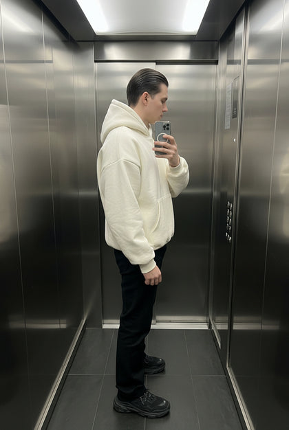 HOODIE HEAVYWEIGHT PREMIUM CREAM OVERSIZE