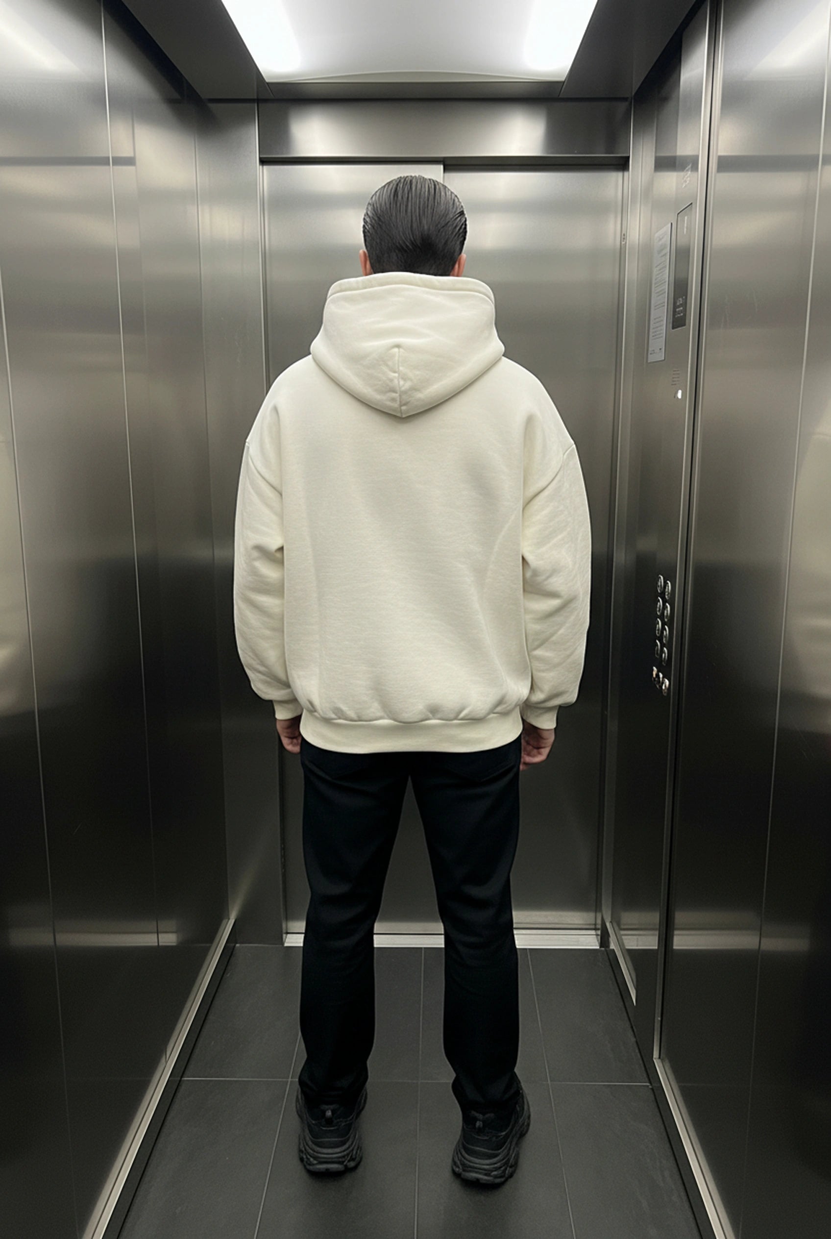 HOODIE HEAVYWEIGHT PREMIUM CREAM OVERSIZE