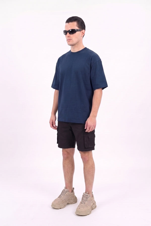 NAVY 250 GSM OVERSIZE