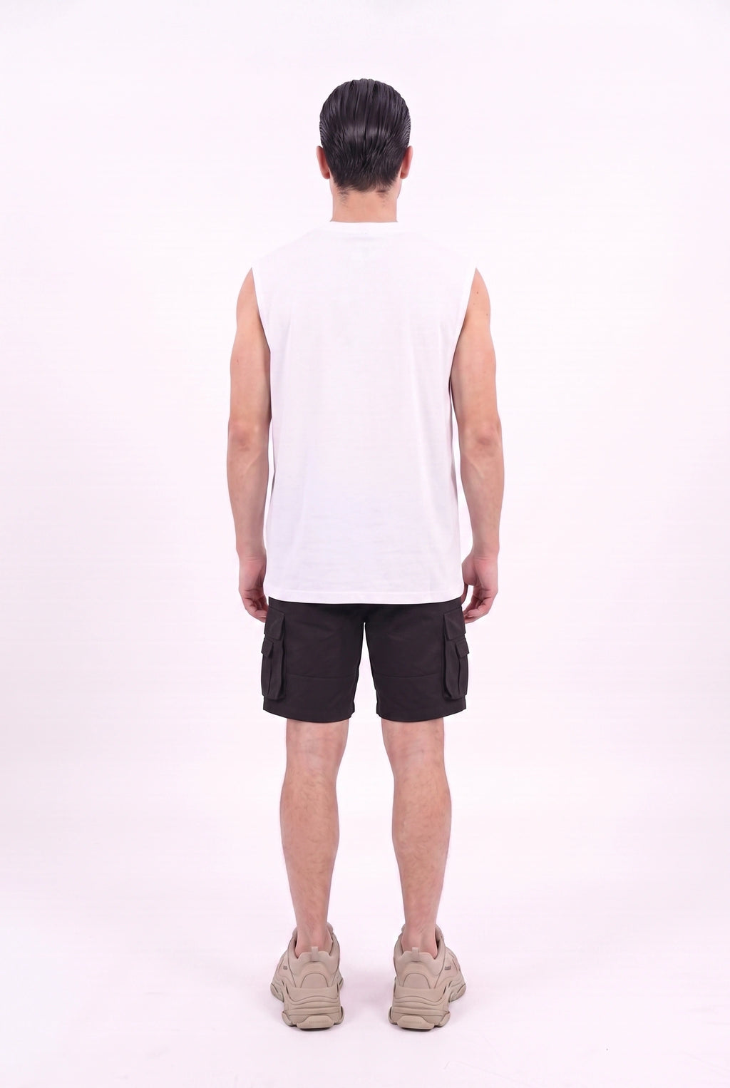 TANK TOP WHITE 250 GSM OVERSIZE
