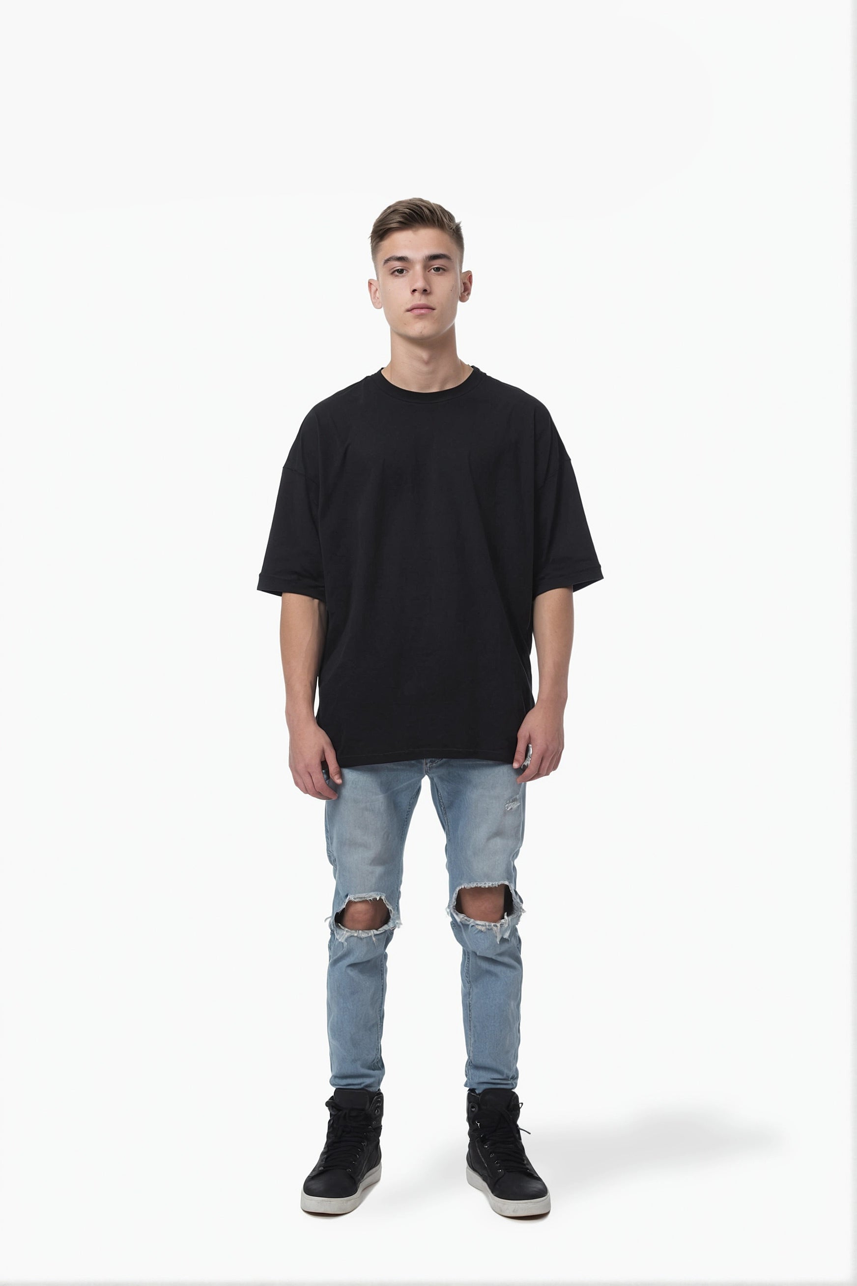 PLAYERA OVERSIZE WHITE