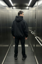 HOODIE HEAVYWEIGHT PREMIUM BLACK OVERSIZE