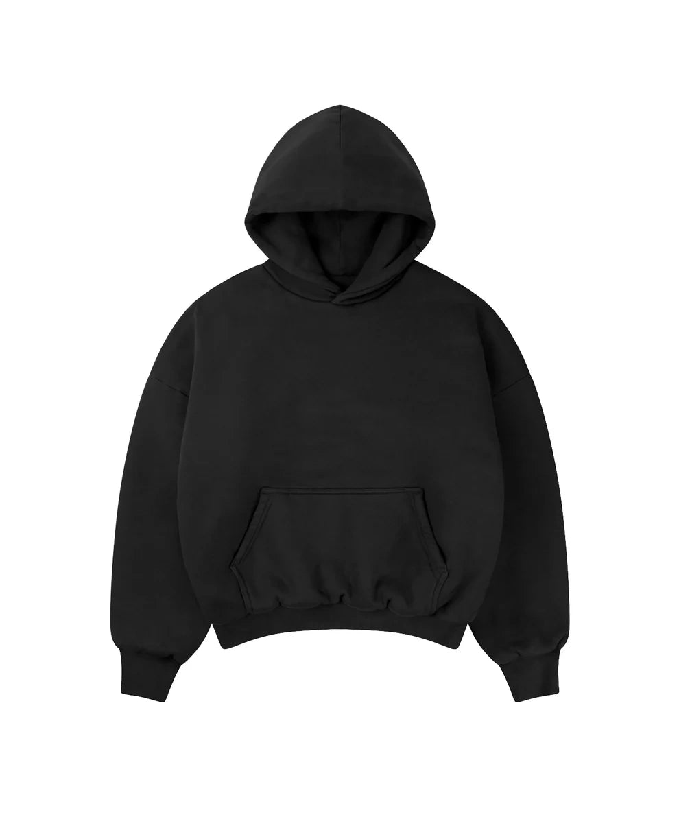 HOODIE HEAVYWEIGHT PREMIUM BLACK OVERSIZE