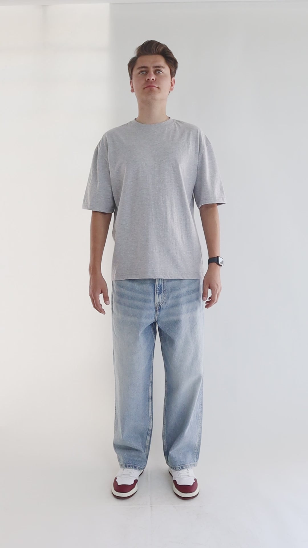LIGHT JASPE GRAY 200 GSM OVERSIZE