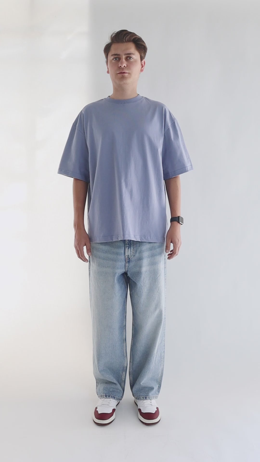 STONEWASH BLUE 250 GSM OVERSIZE