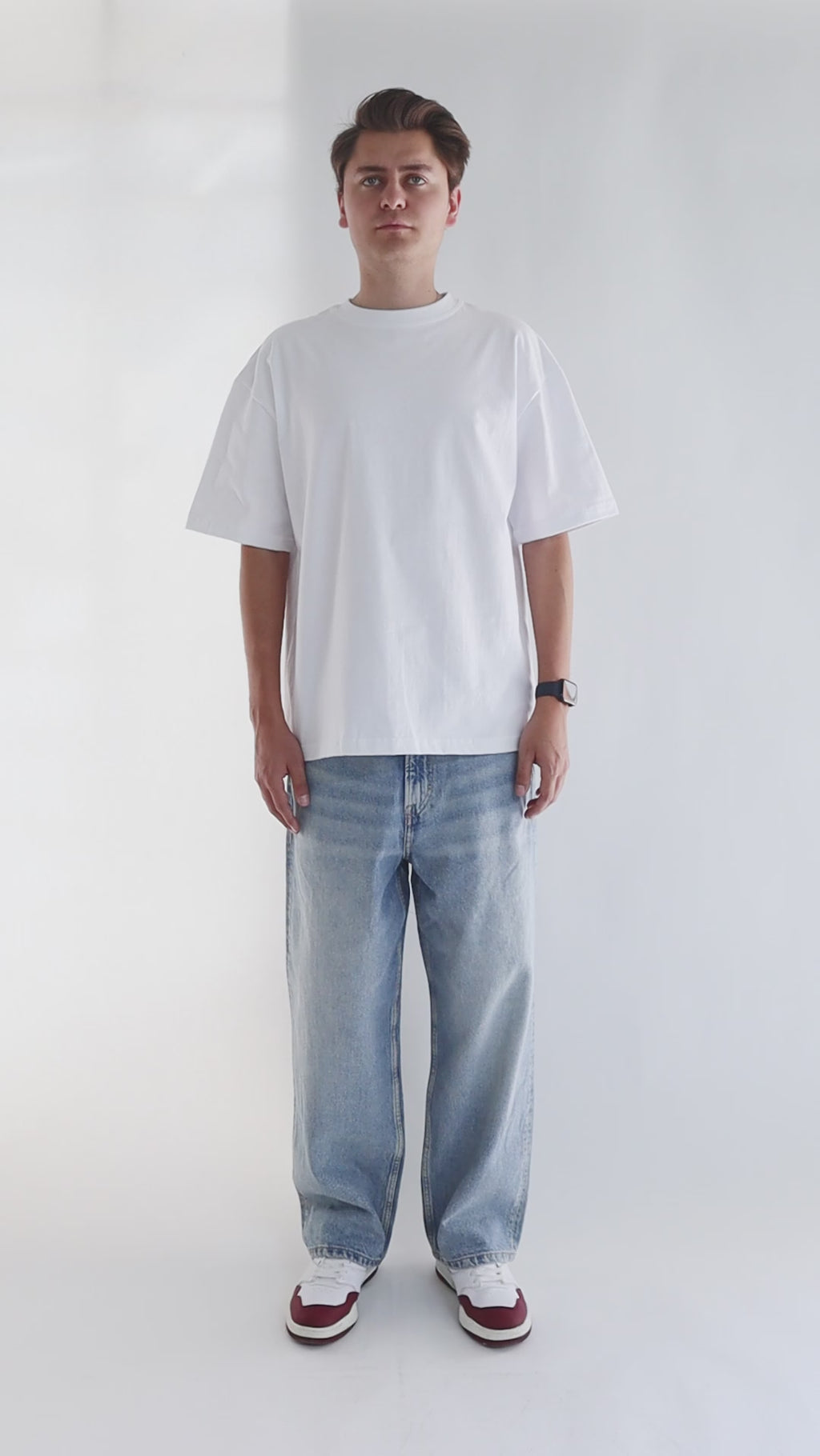 WHITE 250 GSM OVERSIZE