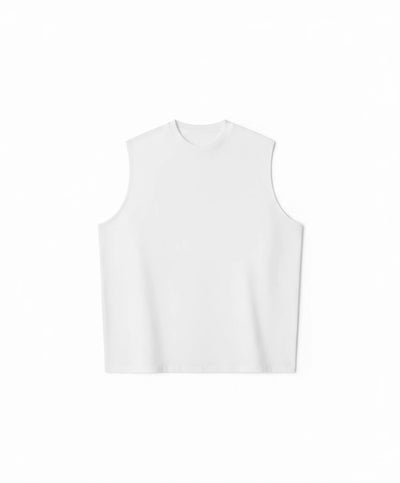 TANK TOP WHITE 250 GSM OVERSIZE